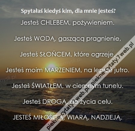 Jesteś...